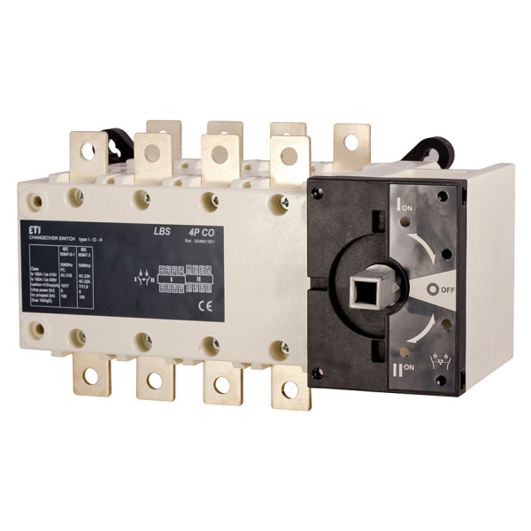 Перемикач навантаження ETI 004661563 LBS CO 4P 400 («1-0-2» 400А)
