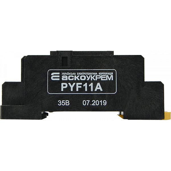 Роз'єм Аско-Укрем PYF11A під реле МY3 (A0090020004) - фото №1