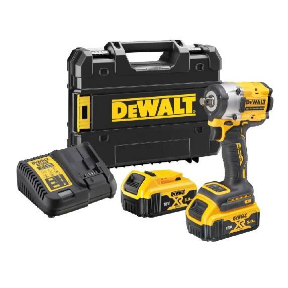 Ударний гайкокрут безщітковий DeWALT DCF921P2T XR Li-Ion 18В 610Нм 5Аг 2500об/хв - фото №3