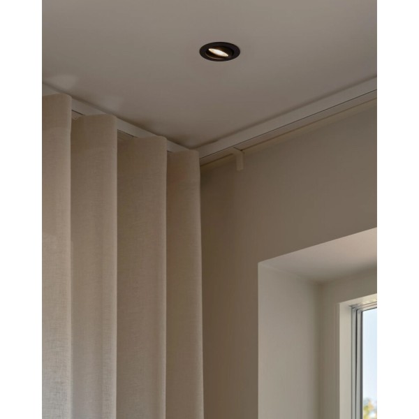 Точковий світильник Nordlux 2510300103 Monolo LED 1x4.8W 3000K 450Lm IP20 чорний - фото №1