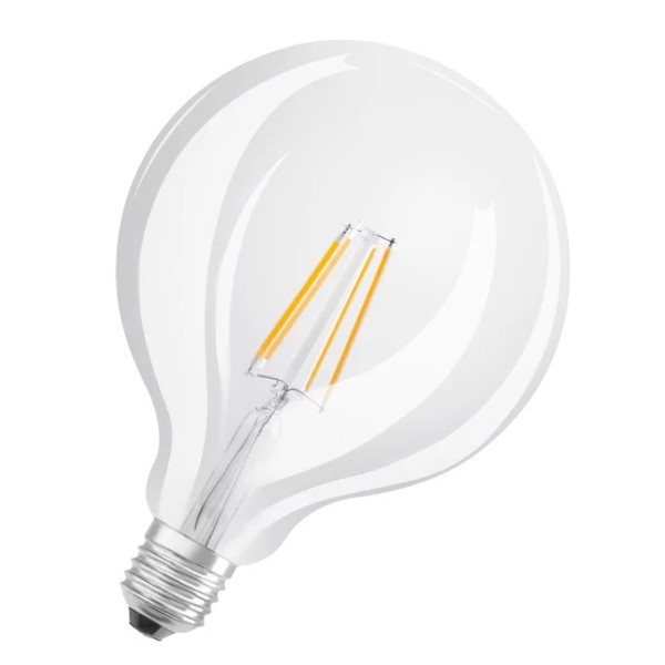 Світлодіодна лампа Osram LED G125 60 7Вт/827 FIL E27 4х1 - фото №1