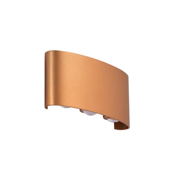 Уличный светильник Azzardo AZ3485 Ginna LED 6x6W 3000K 508Lm IP54 золотой