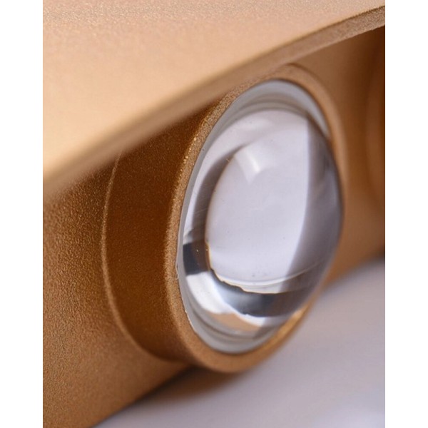 Уличный светильник Azzardo AZ3485 Ginna LED 6x6W 3000K 508Lm IP54 золотой - фото №1