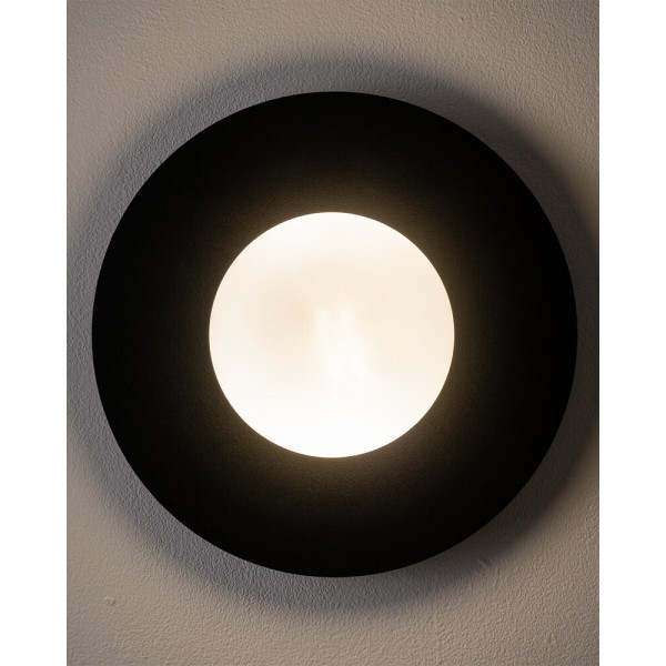 Бра, настінний світильник Nowodvorski 12436 Saturn M G9 1x4W IP20 чорний - фото №1