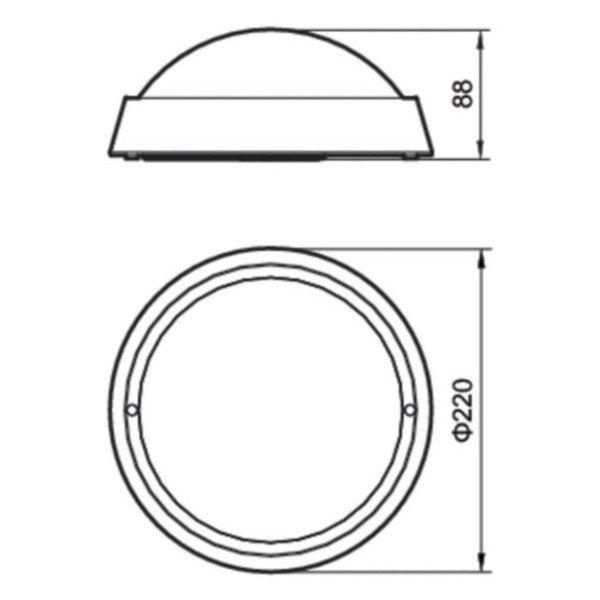 Круглий світильник зовнішнього освітлення Philips 911401735862 Signify 20Вт WT045C 230В 4000К IP65 (білий) - фото №1