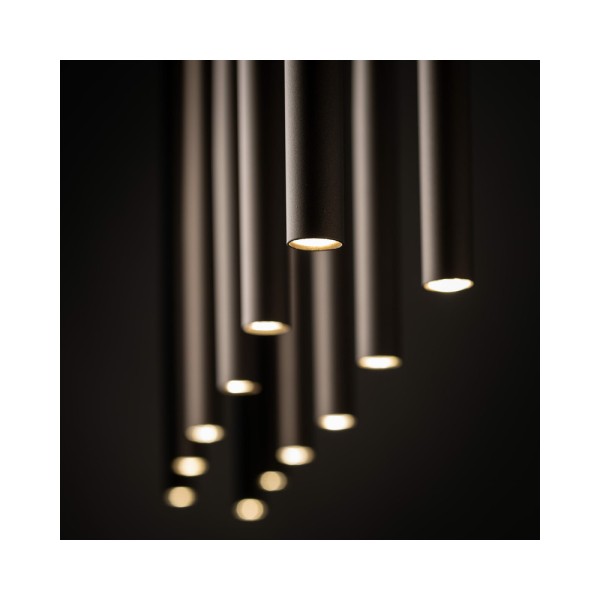 Підвісний світильник, люстра Tk Lighting 10111 Piano G9 12x8W IP20 Коричневий - фото №1