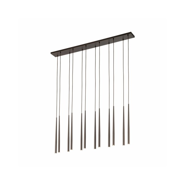 Підвісний світильник, люстра Tk Lighting 10111 Piano G9 12x8W IP20 Коричневий - фото №4