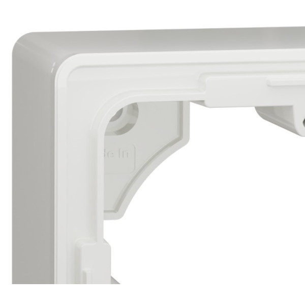 Однопостова коробка Schneider Electric NU800218 Studio для відкритої установки (біла) - фото №1