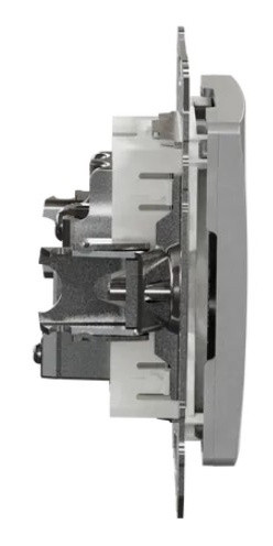 Кінцева TV-розетка 4 дБ Schneider Electric Sedna Design & Elements алюміній SDD113471 - фото №2