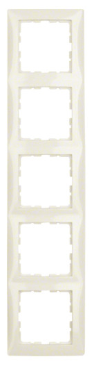 Рамка 5-місна біла Berker S.1