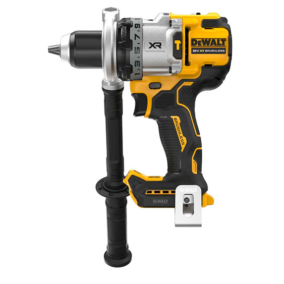 Ударная дрель-шуруповерт бесщеточная DeWALT DCD1007NT XR Li-Ion 18В 169Нм Нм 450-1200-2000 об/мин патрон 13мм - фото №1