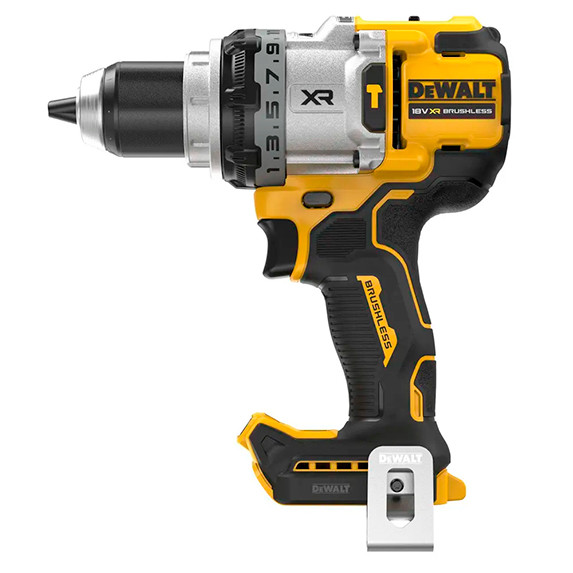 Ударная дрель-шуруповерт бесщеточная DeWALT DCD1007NT XR Li-Ion 18В 169Нм Нм 450-1200-2000 об/мин патрон 13мм - фото №2
