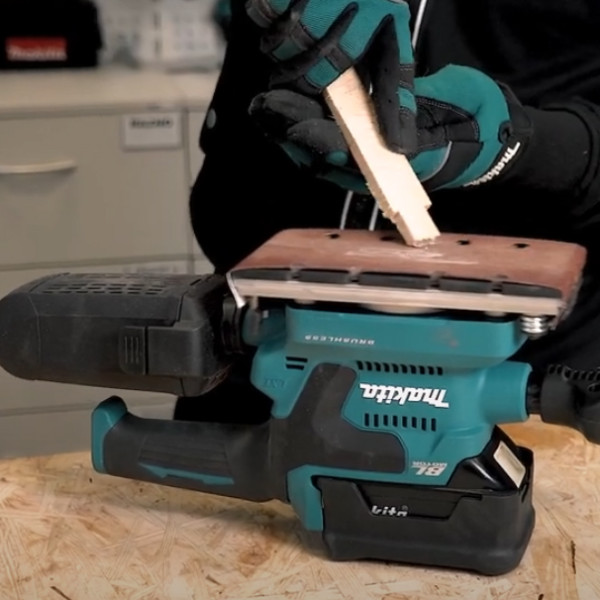 Аккумуляторная вибрационная шлифмашина Makita DBO380Z LXT 18В В 93x185мм - фото №3