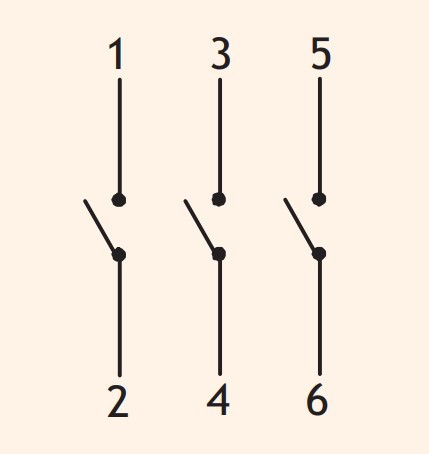 Кулачковый переключатель ETI 004773068 CS 25 10 U LK 3p «0-1» 25A - фото №1