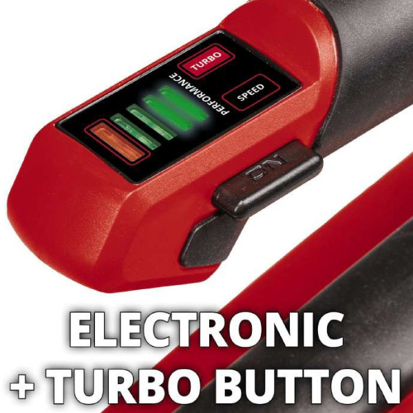 Акумуляторна повітродувка Einhell X-Change 18В без акумулятора з LED дисплеєм швидкості (3433555) - фото №4