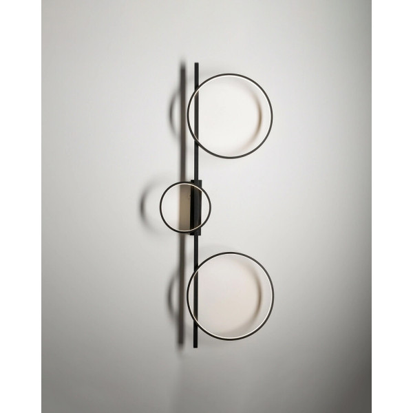 Люстра Nowodvorski 10816 Circolo LED 3x33W 3000K 1100Lm IP20 чорна - фото №1