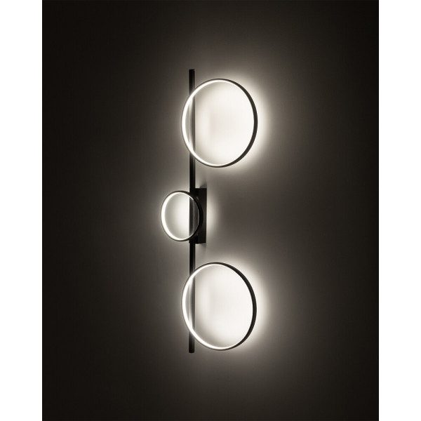 Люстра Nowodvorski 10816 Circolo LED 3x33W 3000K 1100Lm IP20 чорна - фото №2