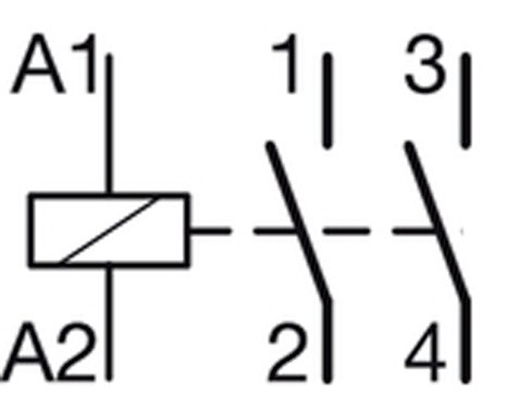Контактор 63A ESC263s безшумний (2НО, 230В) 3м Hager - фото №2
