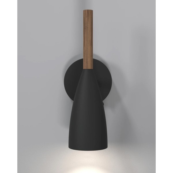 Бра, настінний світильник Nordlux 78271003 Pure GU10 1x8W IP20 чорний - фото №3