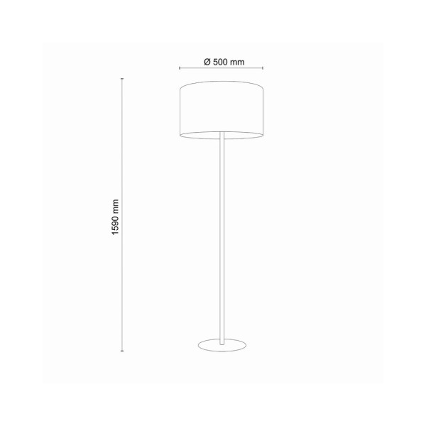 Торшер Tk Lighting 5476 Earth E27 1x15W IP20 - фото №2