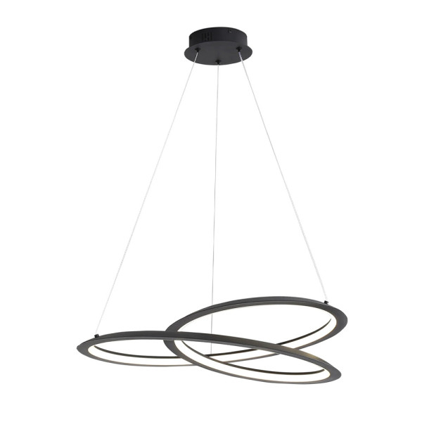 Подвесной светильник, люстра Goldlux 331106 Tango Led 1x44W 4000K 5300Lm IP20 Черный - фото №3