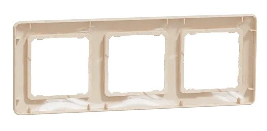 Рамка 3-постовая Schneider Electric Sedna Design бежевая SDD312803 - фото №3