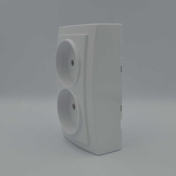 Розетка Nilson Themis біла 2-на без заземлення ( 26111024 ) - фото №4