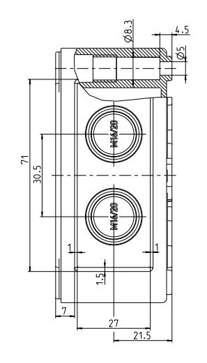 Влагозащищенная соединительная коробка Spelsberg PC 1309-6-m (10-M16/20) (sp12740901) IP66 для улицы - фото №4