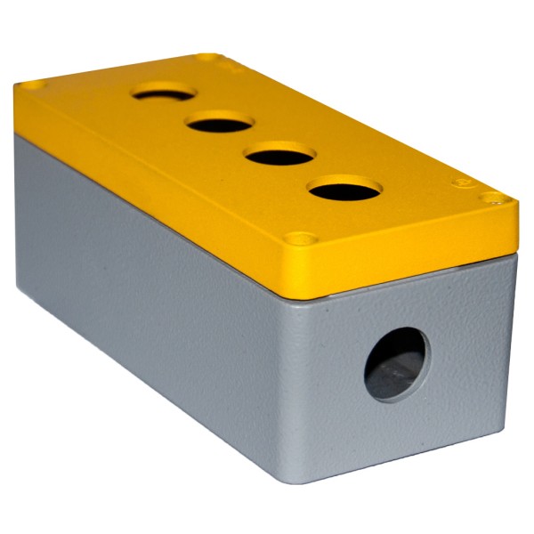 Чотирьохмісний алюмінієвий пост кнопковий TP Electric 3390-823-0600 80x175x70мм IP67 - фото №1