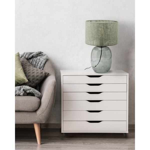 Настільна лампа TK Lighting 5989 Melody E27 1x15W IP20 зелена - фото №1