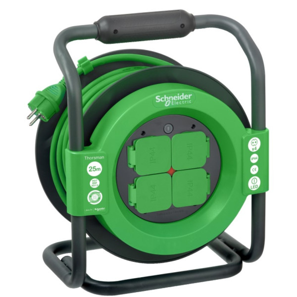 Подовжувач на котушці Schneider Electric IMT33147 Thorsman 25м 3х1, 5мм² IP44