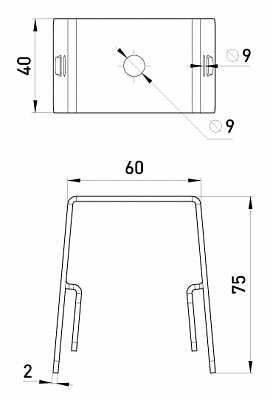 Держатель лотка E.Next ATK-15 (ATK-15) - фото №1