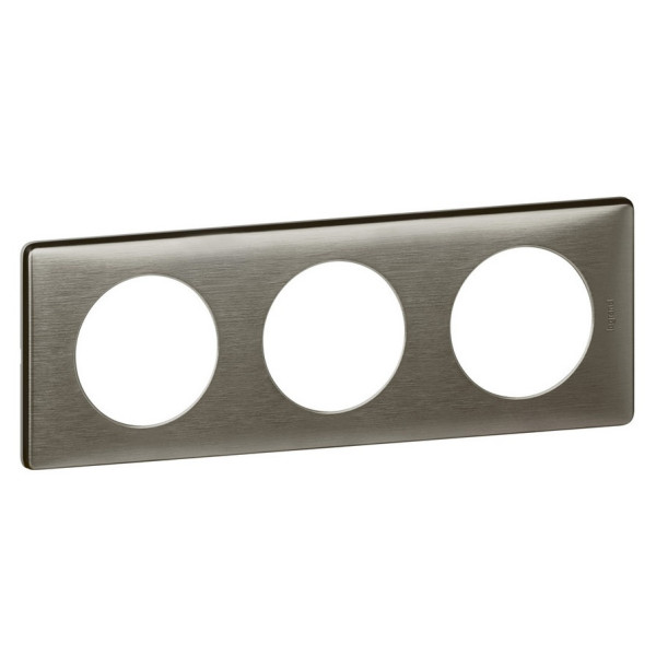 Рамка трехместная Legrand Celiane вольфрам