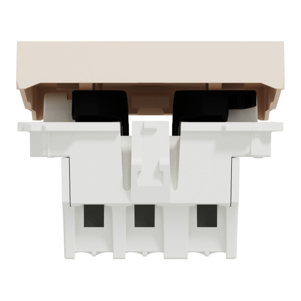 Кнопка вимикача Schneider Electric Unica New NU320144 10А 2м бежева - фото №2