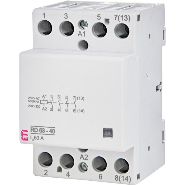 Контактор ETI 002464027 RD 63-40 (24V AC/DC) (AC1)