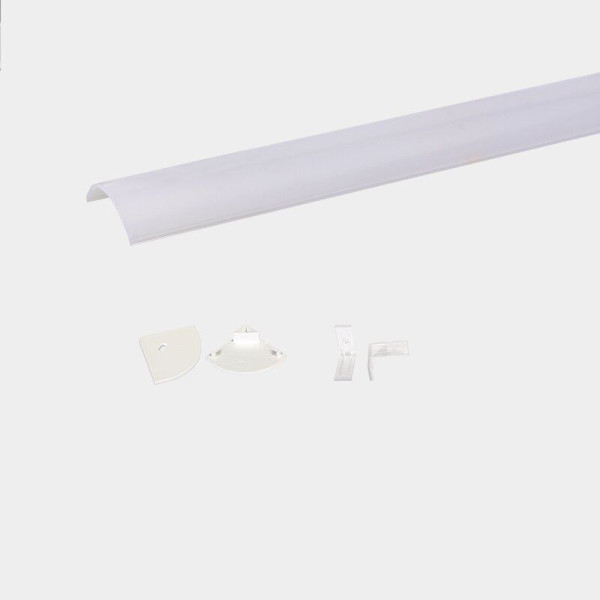 LED-профиль MLG угловой LP3030 с рассеивателем, 2 метра - фото №1