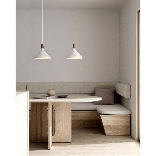 Подвесной светильник, люстра Nordlux 2120813001 Nori E27 1x40W IP20 белый - фото №1