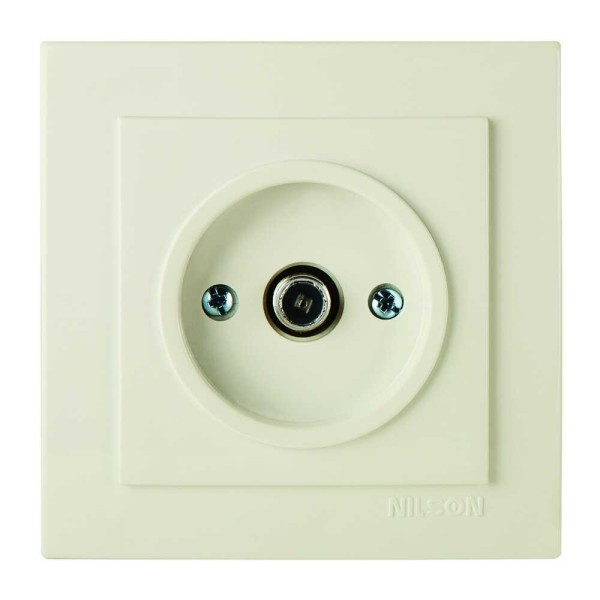 Розетка Nilson Touran кремова 1-на SAT F-роз'єм ( 24121065 )