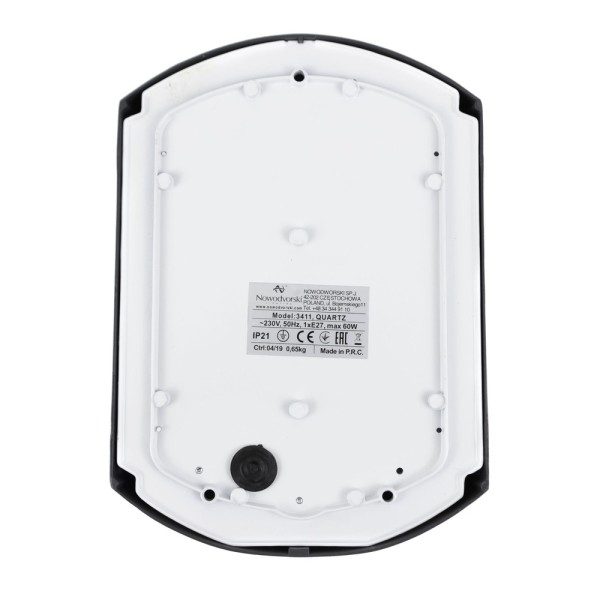 Вуличний світильник Nowodvorski 3411 Quartz E27 1x10W IP21 графітовий - фото №2
