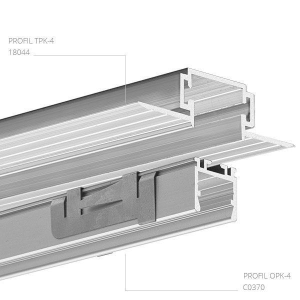 LED-профіль KLUS TPK-4, 1 метр - фото №3