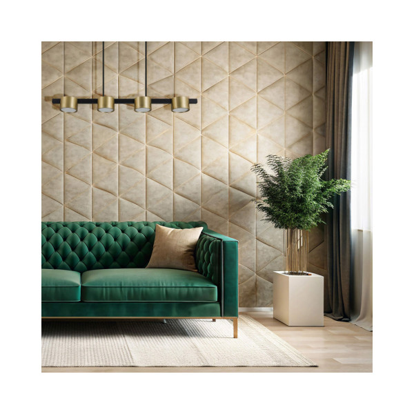 Підвісний світильник, люстра над столом, барною стійкою Goldlux 327338 Mirella GX53 4x6W IP20 Золотий - фото №1