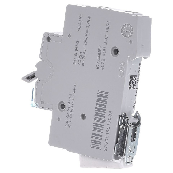 Выключатель нагрузки Hager SBN225 2P 25А/230В 1м - фото №3