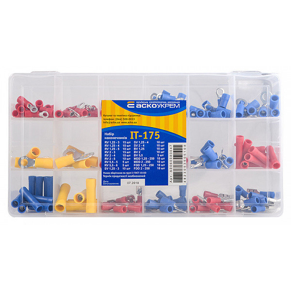 Набор наконечников Аско-Укрем IT-175 (A0060080047)