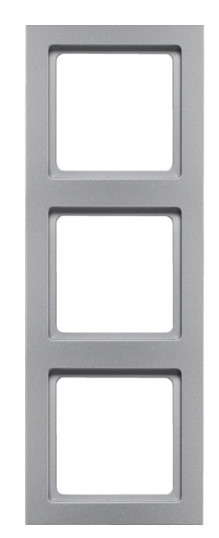 Рамка 3-местная алюминий Berker Q.3