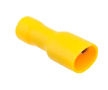 Разъем «мама»TNSy FDFD5,5-250 (4-6/6,3-0,8) 100шт желтый (TNSy5502105)