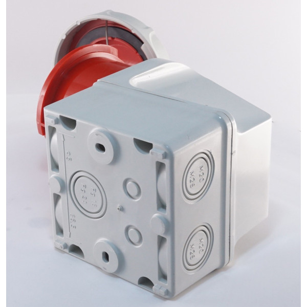 Трехфазный разъем с крышкой WALTHER WL139 (3P+N+E) 32А 380V IP67 - фото №4