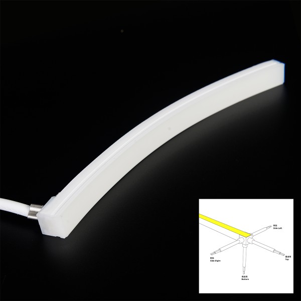 Гнучкий неон COLORS 24V IP67 24W RGB-3000K 5м (NMT1312-PRO-RGBWW) - фото №2