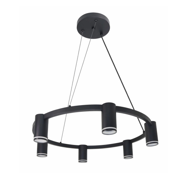 Люстра Goldlux 326201 Paris GU10 6x12W IP20 Черная