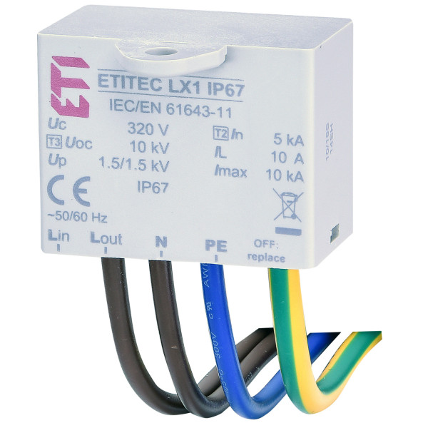 Ограничитель перенапряжения ETI 002442983 ETITEC LX1 IP67