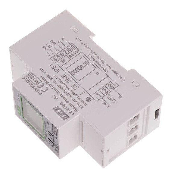 Однофазный счетчик электроэнергии F&F LE-01MQ 230В 100А - фото №3